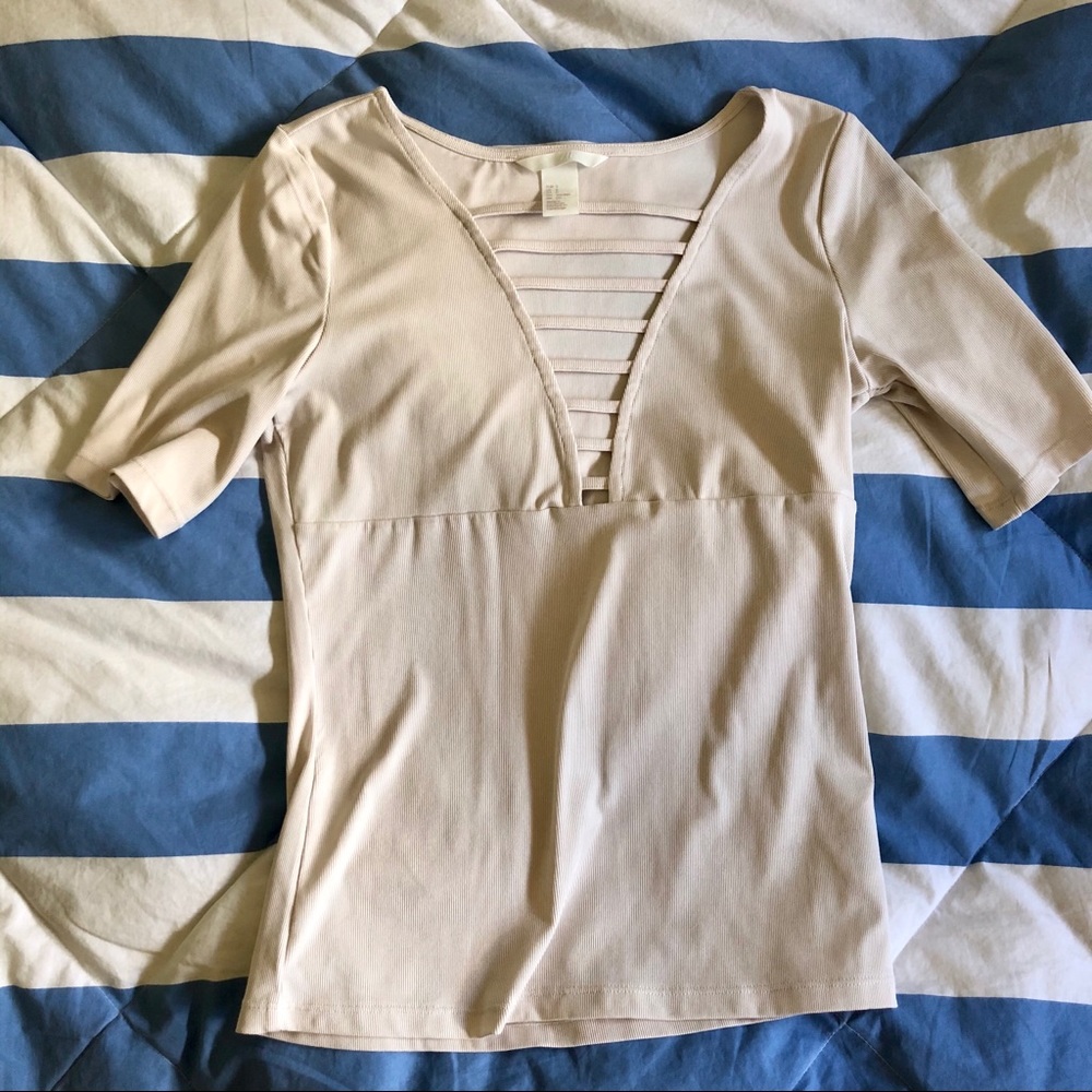 Cream Deep V